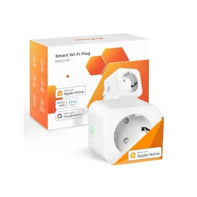 Imagen de Refoss Enchufe Inteligente para Apple HomeKit, WiFi, Temporizador de 16A con Monitor Energía, Control Remoto y por Voz, Compatible Siri, Alexa Google Home
