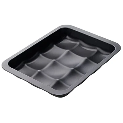 Imagen de ZENKER Bandeja o Molde hornear pan panecillos de 12 cavidades en acero con revestimiento antiadherente Teflon Classic, 36x27x5cm, 1ud.