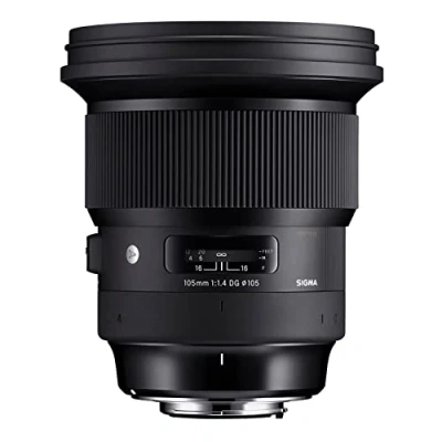 Imagen de Sigma F1.4 DG HSM Art Objetivo para réflex con Distancia Focal de 105 mm, Color Negro