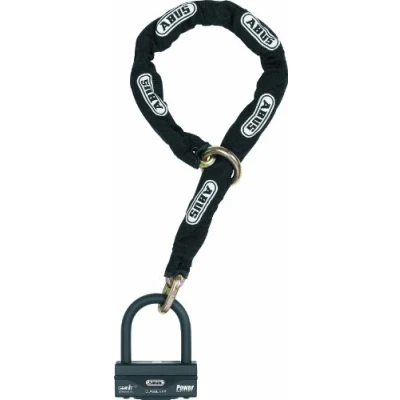 Imagen de ABUS U lock 58/140HBIII100 + cadena 12KS80Loop Candado de moto con cilindro XPlus y homologación SRA