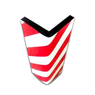 Imagen de Parking FACIL Protector de Esquinas y Garajes Color: Rojo Blanco Medidas: 70 x 30 cm Fácil Instalación con Autoadhesivo