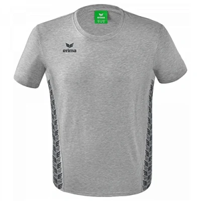 Imagen de ERIMA Hombre Essential Team Camiseta de Deporte, Gris Claro Jaspeado, XXL