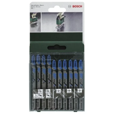Imagen de Bosch 2 609 256 745 Juego de hojas sierra calar 10 piezas vástago en T