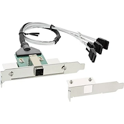 Imagen de Adaptador Inline Sff 8644 4x Sata Negro, Plata