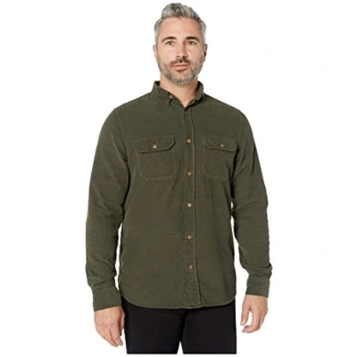 Imagen de Fjällräven Övik Cord C Camisa de Manga Larga con Botones y Cuello, Hombre, Verde (Deep Forest 662), XS