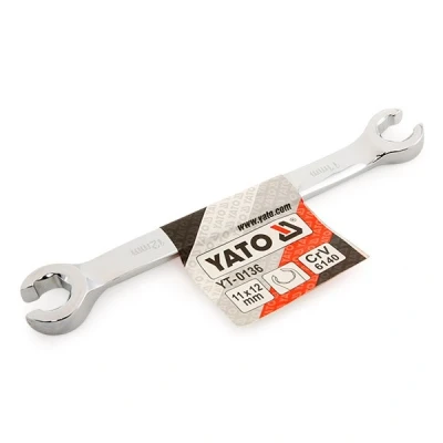 Imagen de YATO YT 0136 Llaves tubería de frenos 11x12 cromado Acero cromo vanadio