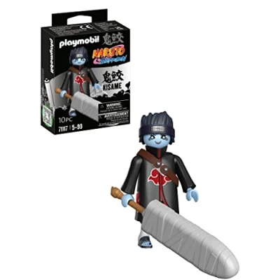 Imagen de PLAYMOBIL NARUTO SHIPPUDEN 71117 Kisame, diversión de juego creativo para fans del anime con grandes detalles y extras auténticos, 6 piezas, a partir 5 años