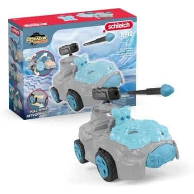 Imagen de schleich 42669 Crashmobil de hielo con minicriatura, a partir 7 años, ELDRADOR CREATURES playset, 17 piezas