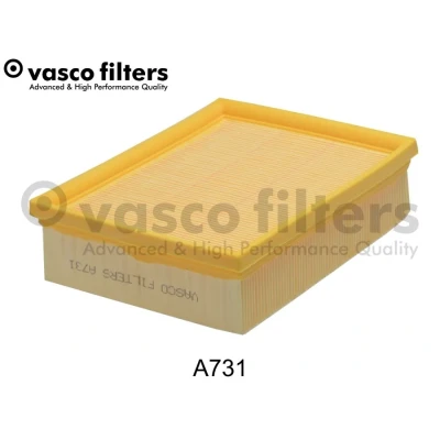 Imagen de DAVID VASCO A731 Filtro de aire 58 170 207 rectangular Cartucho filtrante CITROËN: Xsara Picasso, Hatchback, Coupé, PEUGEOT: 206 Hatchback