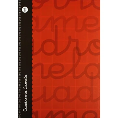 Imagen de Lamela 99 N Cuaderno con espiral, folio, tapa dura, color rojo, talla 80 páginas/ 3 mm