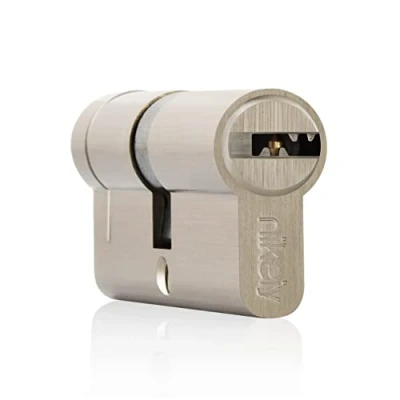 Imagen de GERCAR 4x cilindro de cerradura/cerradura barril perfil o pomo MIX 60/70/80/90 mm combinación libre diferentes tamaños con la misma llave 20 llaves sistema OKS
