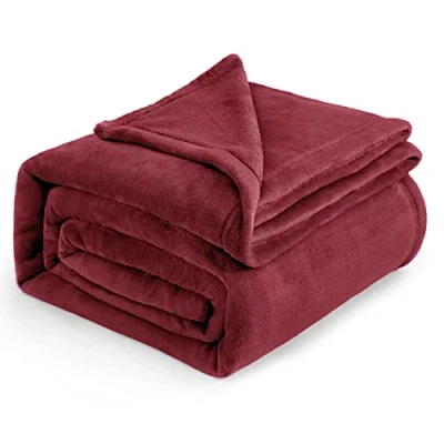 Imagen de Bedsure Manta de Peluche, mullida, Polar, cálida y Suave Invierno para sofá, sofá