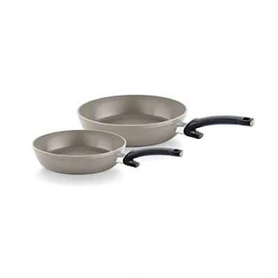 Imagen de Fissler Ceratal Comfort Juego de 2 sartenes aluminio con revestimiento cerámica (24 + 28 cm) antiadherente Inducción [Exclusive to Amazon]