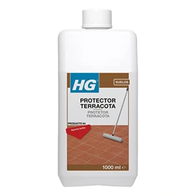 Imagen de HG Abrillantador Protector para Terracota y Piedra Natural, Limpiador Suelo Concentrado con Aroma Fresco, 1 L