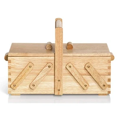 Imagen de Prym 612545 Caja de costura madera claro S
