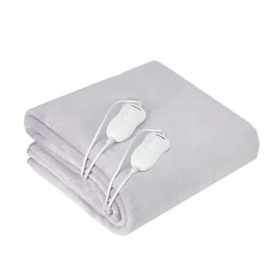 Imagen de Adler AD7426 Calienta Camas Eléctrico Doble 150 x 160 cm cama matrimonio 3 Niveles Temperatura, Lavable, Forro Polar Perla, 120W