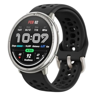 Imagen de Amazfit Active 2 Reloj Inteligente de 44 mm, mapas GPS con dirección, rastreador Fitness, batería 10 días, Monitor sueño, más 160 Modos Deportivos, Resistente al Agua, para Android y