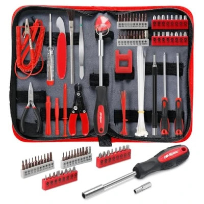 Imagen de Hi Spec Juego Destornilladores de Precision 56 Piezas. Kit Herramientas para Apertura, Reparación, y Bricolaje. Set Alicates Drones, Telefonos, Tablets, otros Dispositivos Electronicos