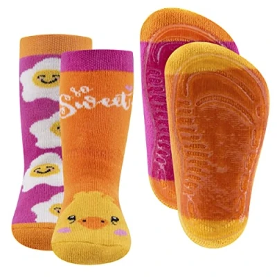 Imagen de EWERS 2 pack de calcetines SoftStep, suela antideslizante, MADE IN GERMANY, para niños, antideslizantes, ABS, talla 27 28