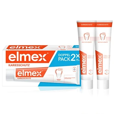 Imagen de Elmex Profesional Pasta de dientes CARIES PROTECTION, paquete doble (2x75ml)