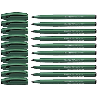Imagen de Schneider 1471 Topwriter 147 Bolígrafo de fieltro (10 unidades), color negro