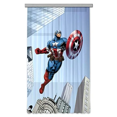 Imagen de AG Design FCSL 7127 Cortinas para niños, Tela, Multicolore, 140 x 245