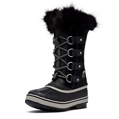 Imagen de Sorel Joan Of Arctic Boot WP, Botas para Nieve Impermeables, Unisex niños, Black/Dove 2023, 34 EU