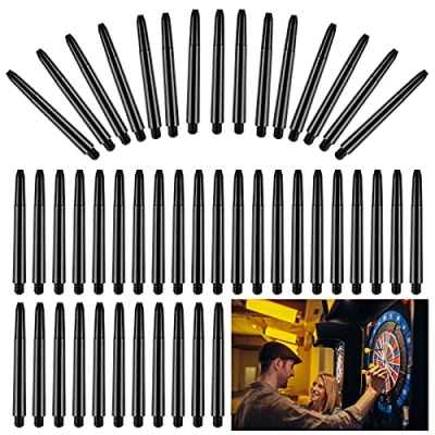 Imagen de 200 piezas de Ejes dardos plástico Eje flechas 2BA Accesorios cortos para puntas acero suave