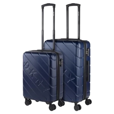 Imagen de DKNY Maletas de Viaje Juego 4 Ruedas Ligeras. Candado combinación, Marino