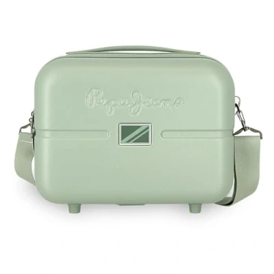 Imagen de Pepe Jeans Accent Neceser Adaptable con Bandolera Negro 29x21x15 cms Rígido ABS 9,14L 0,84 kgs