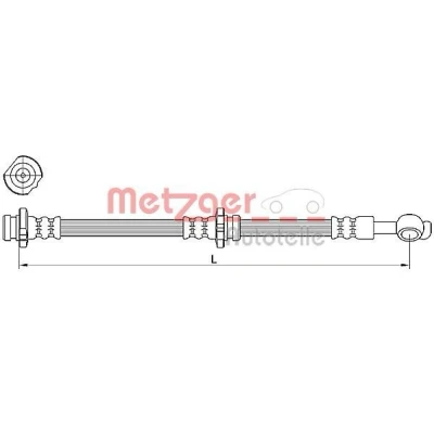 Imagen de METZGER 4110471 Latiguillos de Freno 486 M10 x 1