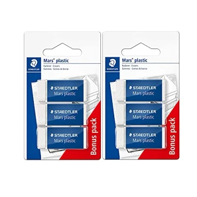 Imagen de STAEDTLER 526 53 ABK3D Goma de borrar (2 paquetes)