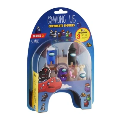 Imagen de P.M.I. Among Us Crewmate Figures 5 Pack 4cm (S2) (AU2240 H)