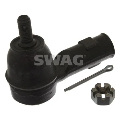 Imagen de SWAG 91 94 1925 Rótula de dirección Eje delantero, izquierda, derecha con tuerca almenada rebajada KIA: Picanto I, HYUNDAI: i10 I