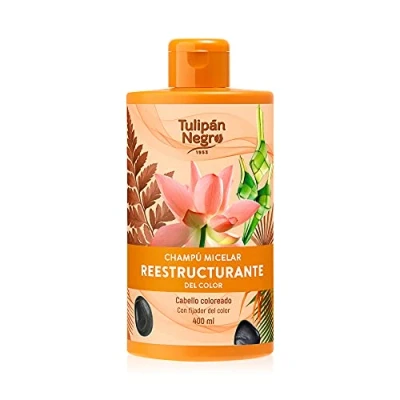 Imagen de TULIPÁN NEGRO, CHAMPÚ MICELAR REESTRUCTURANTE DEL COLOR 500ML
