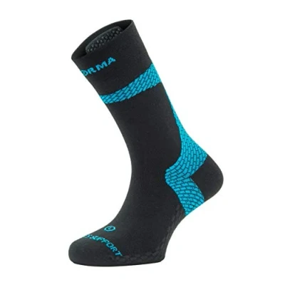 Imagen de Enforma Socks Achilles Support Tape socken Calcetines, Schwarz, Blau, 45 47 Unisex Adulto