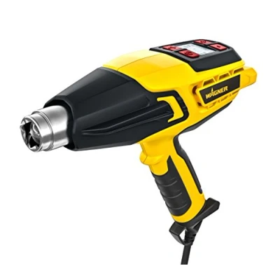 Imagen de WAGNER Pistola de Aire Caliente FURNO 750 MAX.630C, 2000 W, Mango ergonómico Incl. Boquilla Chorro, Reflector, centrado, Chorro Ancho, rascador Pintura y Pantalla LCD