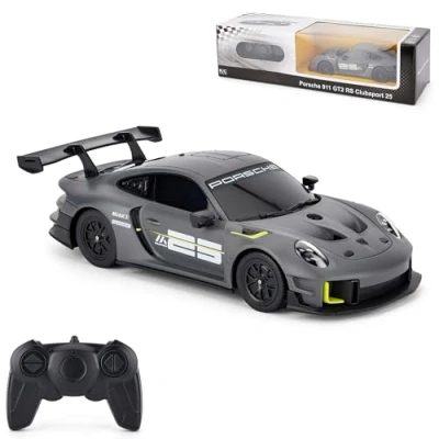 Imagen de Porsche 911 GT2 RS Clubsport 25 Coche teledirigido Escala 1:24 RC con licencia oficial de alto rendimiento, color gris Ideal para niños y niñas