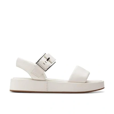 Imagen de Clarks Alda Strap, Sandalia Mujer, Off White Lea, 42 EU