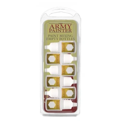 Imagen de The Army Painter Empty Paint Mixing Bottles 6 Botellas Vacias de 12ml para mezclar y personalizar tus pinturas Pintura Modelos Miniatura