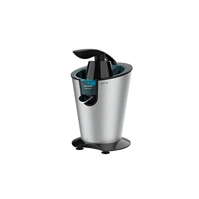 Imagen de Cecotec Exprimidor Eléctrico de Brazo EssentialVita PowerFresh 600 Inox. W, Cuerpo y Filtro Acero Inoxidable, 2 Conos Desmontables, Boquilla Antigoteo, Piezas aptas para Lavavajillas