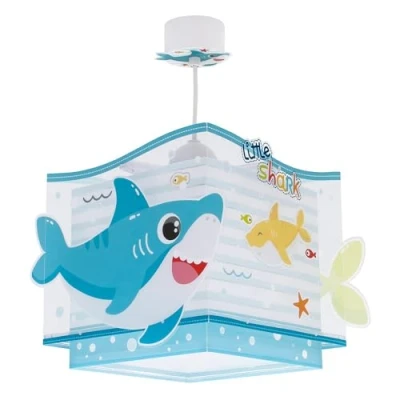 Imagen de Dalber Lámpara de techo infantil Little Shark Tiburones Animales, lámparas infantiles