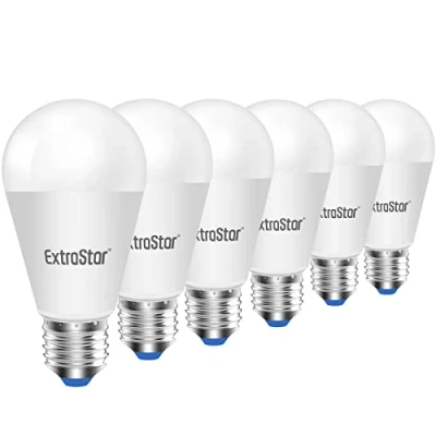 Imagen de EXTRASTAR Bombillas LED 15W E27, Luz Cálida 3000K, 1350Lm, Equivalente a 120W Bombilla Incandescente Halógena, No regulable, 6Pcs