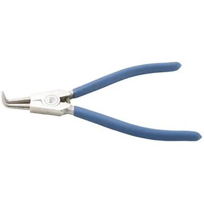 Imagen de BGS 652 1 Alicate de puntas (circlip) en ángulo para anillos retención exteriores 250 mm