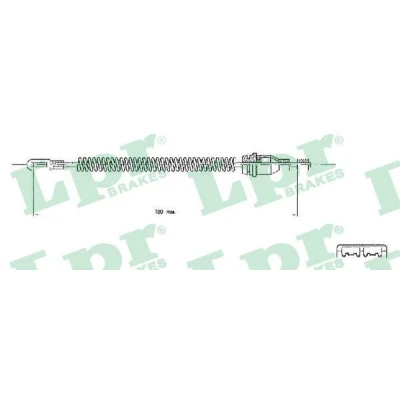 Imagen de LPR C0543B Cable de Freno Mano 182 Tambor OPEL: Astra H Hatchback, GTC, Zafira A