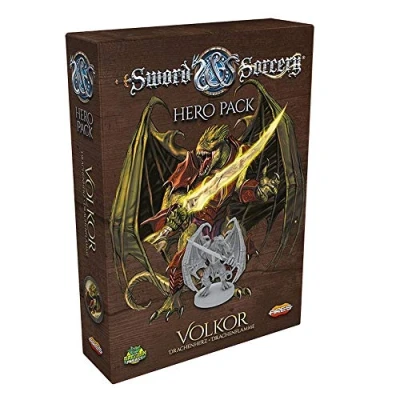 Imagen de Ares Games Asmodee Sword &amp; Sorcery Volkor Expansión de héroe Juego Experto Dungeon Crawler 1 5 Jugadores A Partir 13 años Más 30 Minutos Alemán