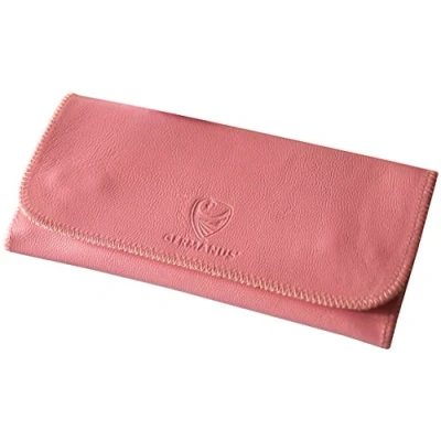 Imagen de GERMANUS Estuche Bolsa Bolso de tabaco cuero genuino, Made in EU Rosa