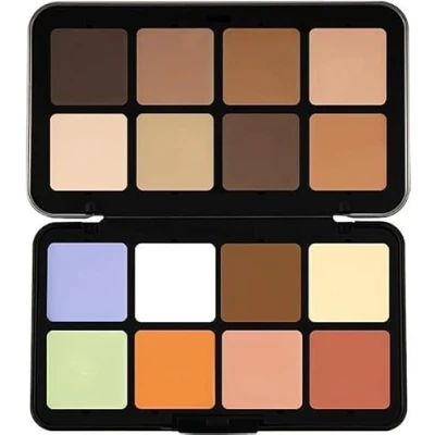 Imagen de paleta de correctores Carla Secret, rubor en crema, maquillaje cobertura completa larga duración para una piel impecable (#4)