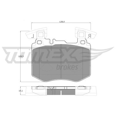 Imagen de Juego de pastillas TOMEX Brakes TX 60 32