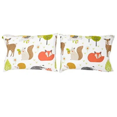 Imagen de Bloomsbury Mill Juego de Cama para niño 2 Fundas Almohada adicionales 50cm x 75cm Animales del Bosque